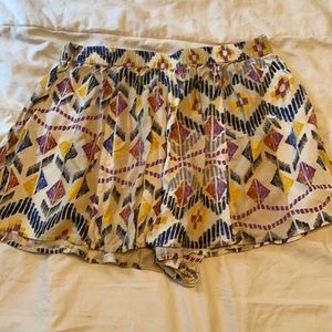 Flowy Patterned Shorts
